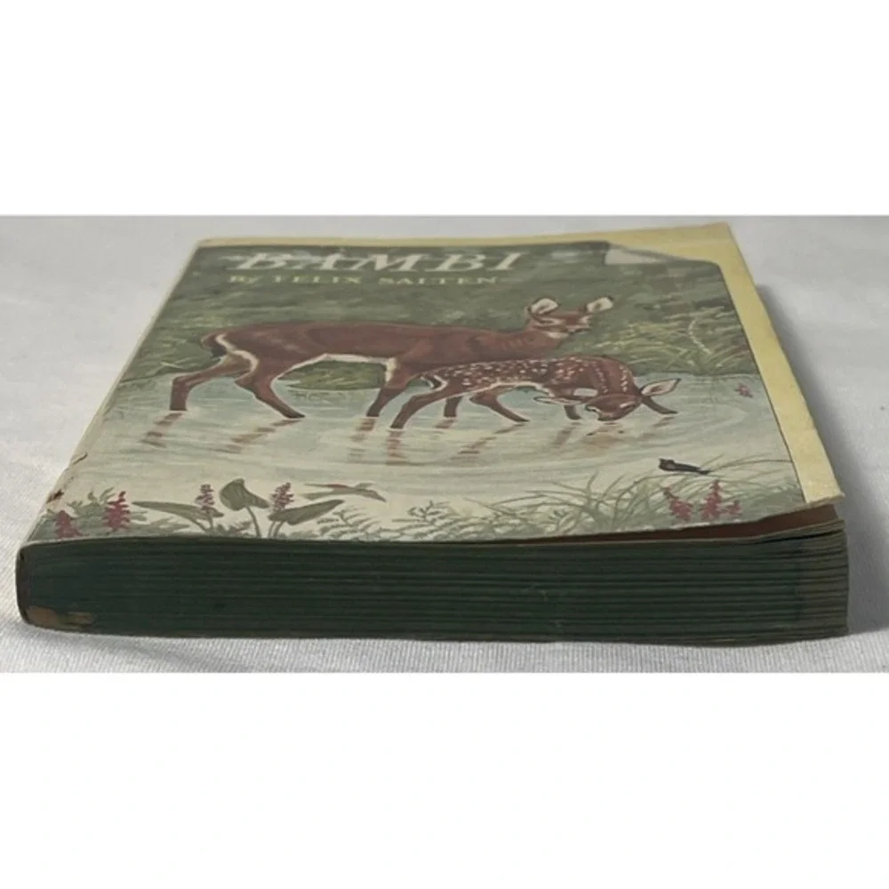 Bambi 1966 Pocket Book 4th Printing Paperback by Felix Salten‎
